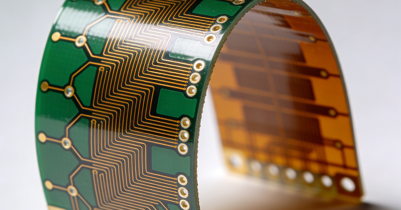 Flexible PCB with Filled Vias