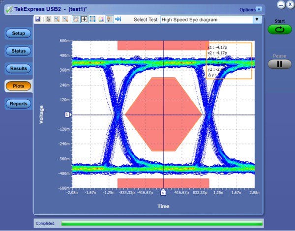 Oscilloscope Waveform on PCB Signal