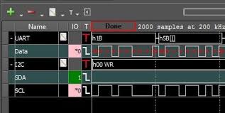 Logic Analyzer Capturing Digital Signals