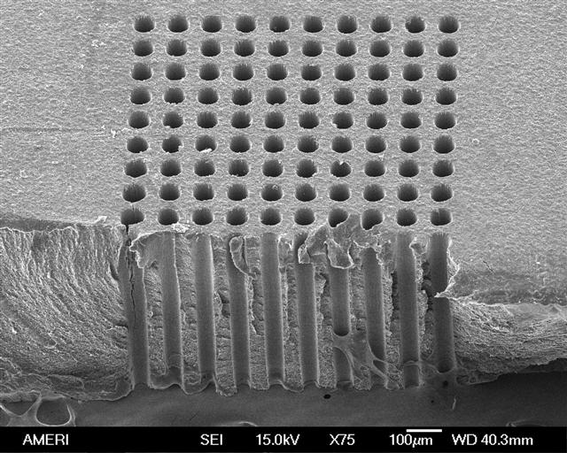 Laser Drilling Microvia