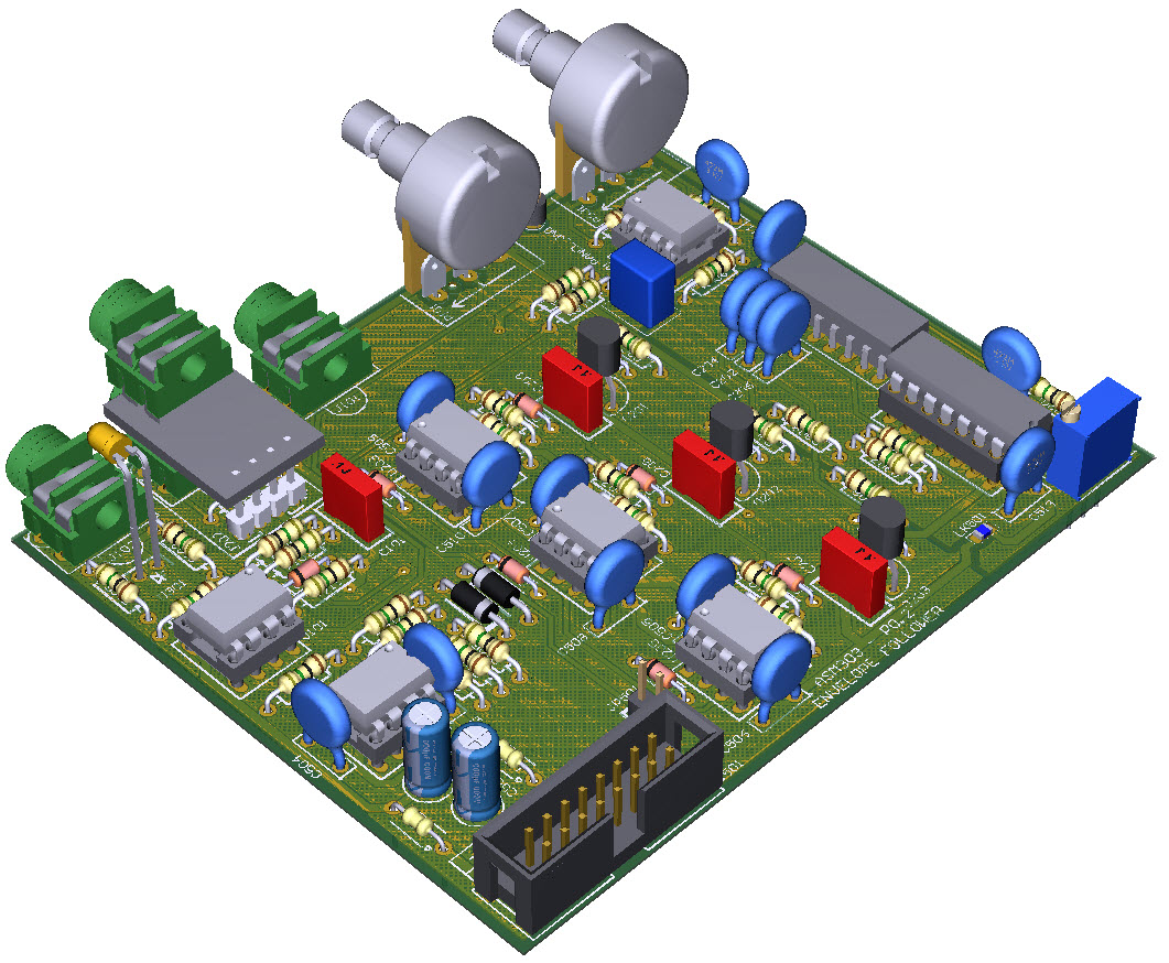 Cross-Section of Embedded Component PCB