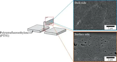 PTFE PCB Cross-Section Micrograph