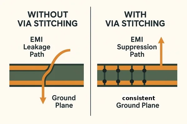EMI Shielding Via Fence