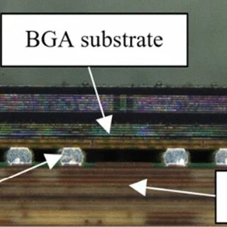 BGA Package Cross-Section