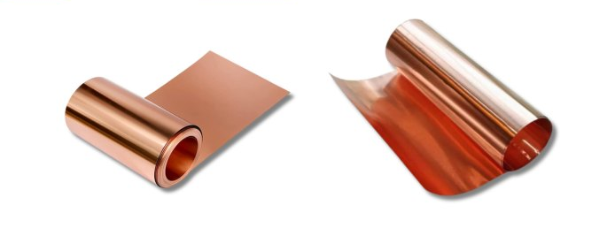 Table Comparison of Copper Foil and Cladding Properties
