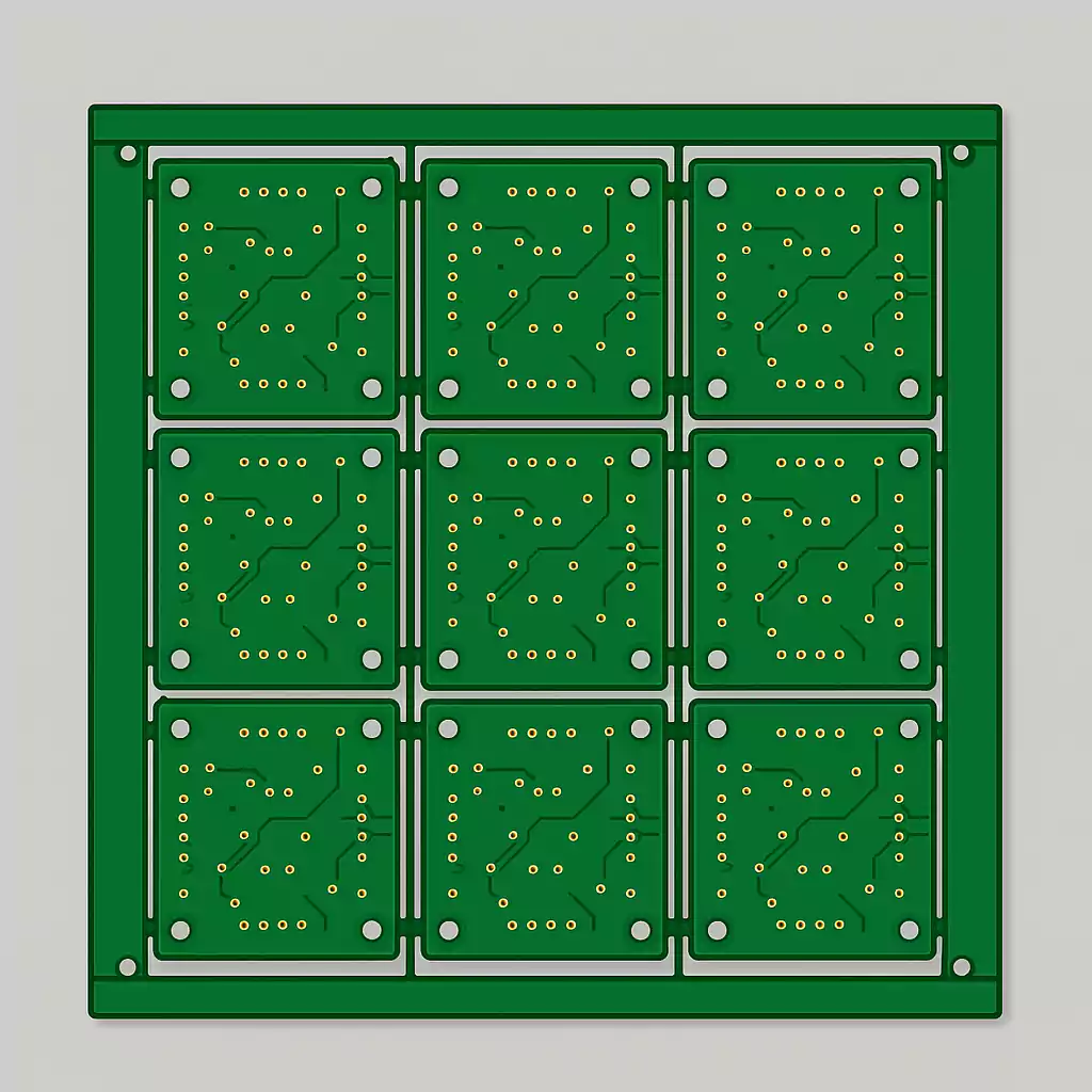 Panelized PCB Array for SMT