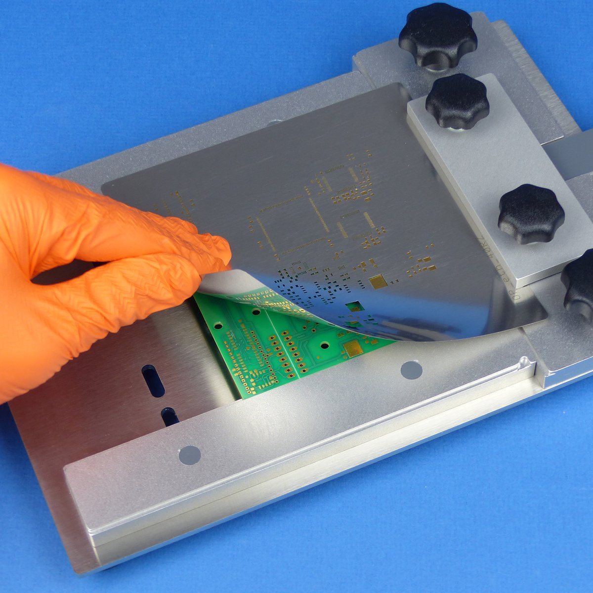Solder Paste Screen Printing Setup