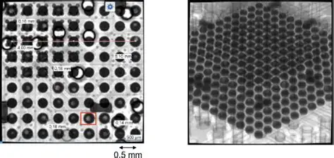 X-Ray Image of BGA Solder Joints