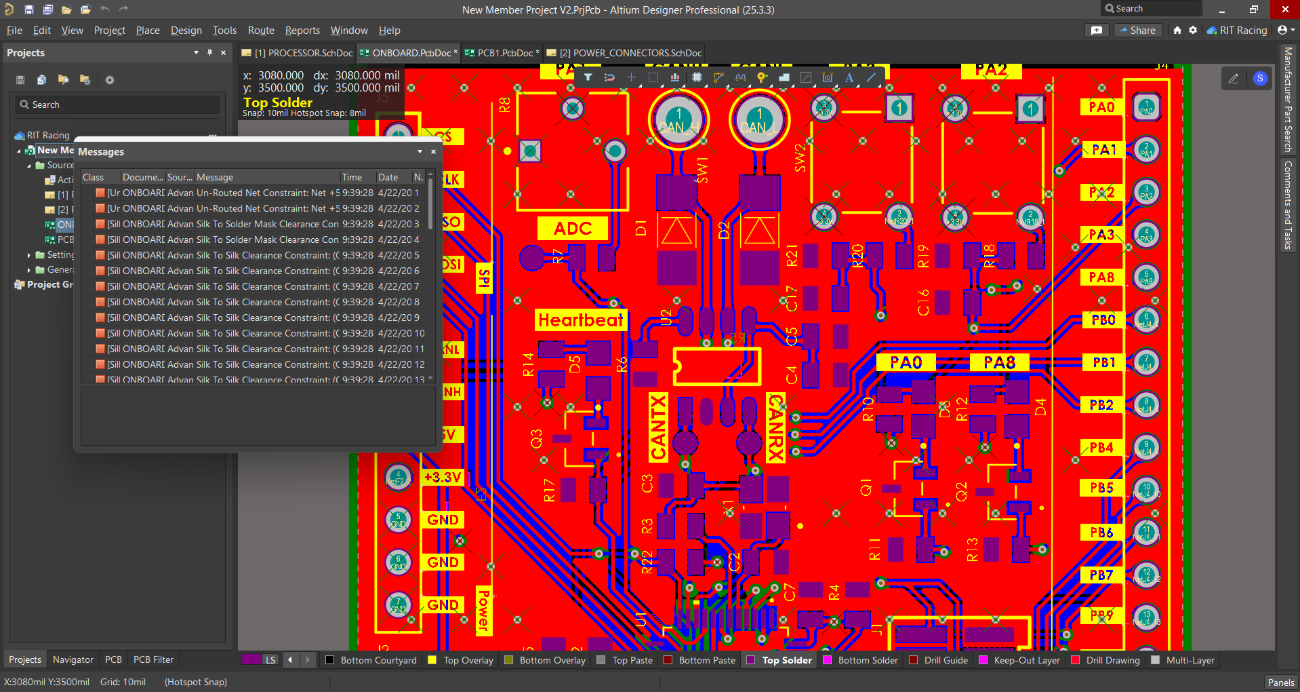 PCB Layout DRC Report