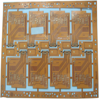 Flex PCB Panel Before Depaneling