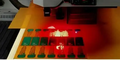 Laser Cut Flex Circuit Close-Up