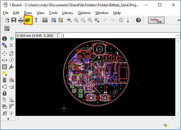 Gerber File Output in Eagle CAD