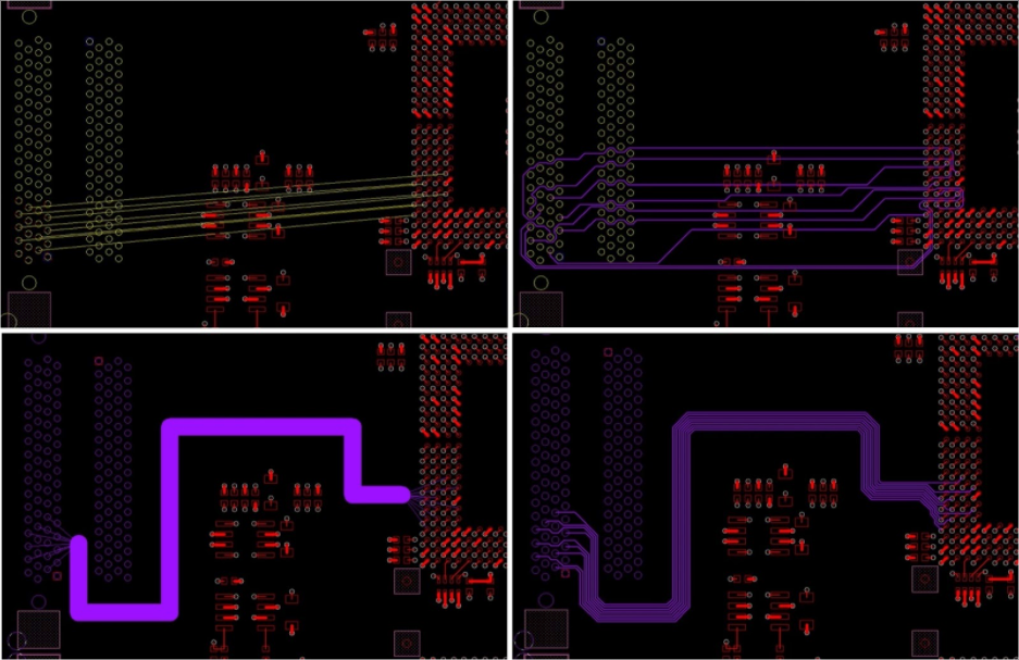 Autorouter vs Manual Routing Comparison
