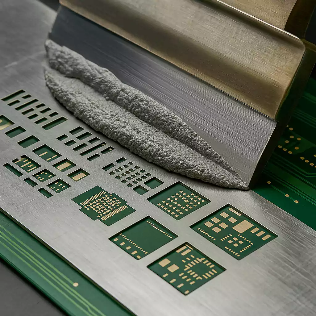 Solder Paste Printing on 6-Layer PCB