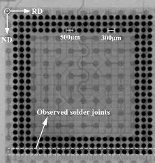 X-ray Image of BGA Solder Joints
