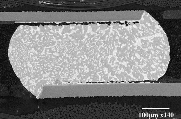 Microcrack in PCB Solder Joint
