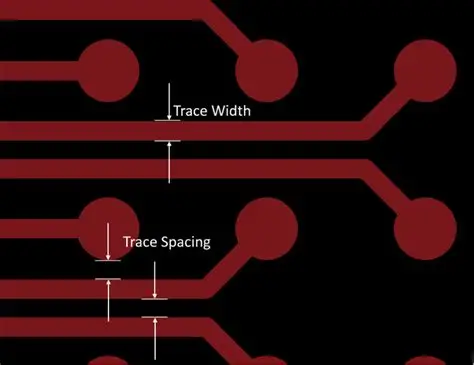 Trace Width and Spacing Example