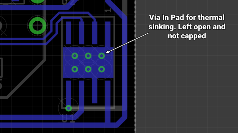 PCB Layout with Via-in-Pad Example