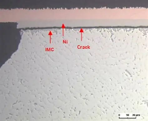 Lead-Free Solder Joint Cross-Section