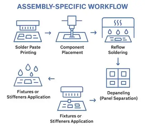 Rigid PCB Assembly Process Flow