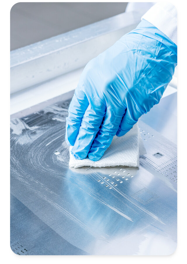Stencil Cleaning Process
