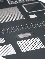 Laser-Cut Stencil Microstructure