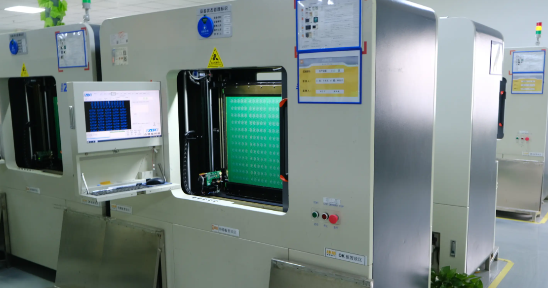PCB mounted on shaker table simulating road vibration for lead-free reliability assessment