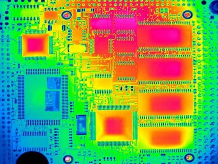 PCB samples undergoing thermal cycling to induce via stress