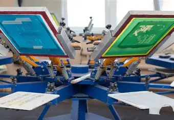 Silkscreen Printing Setup with Fixturing