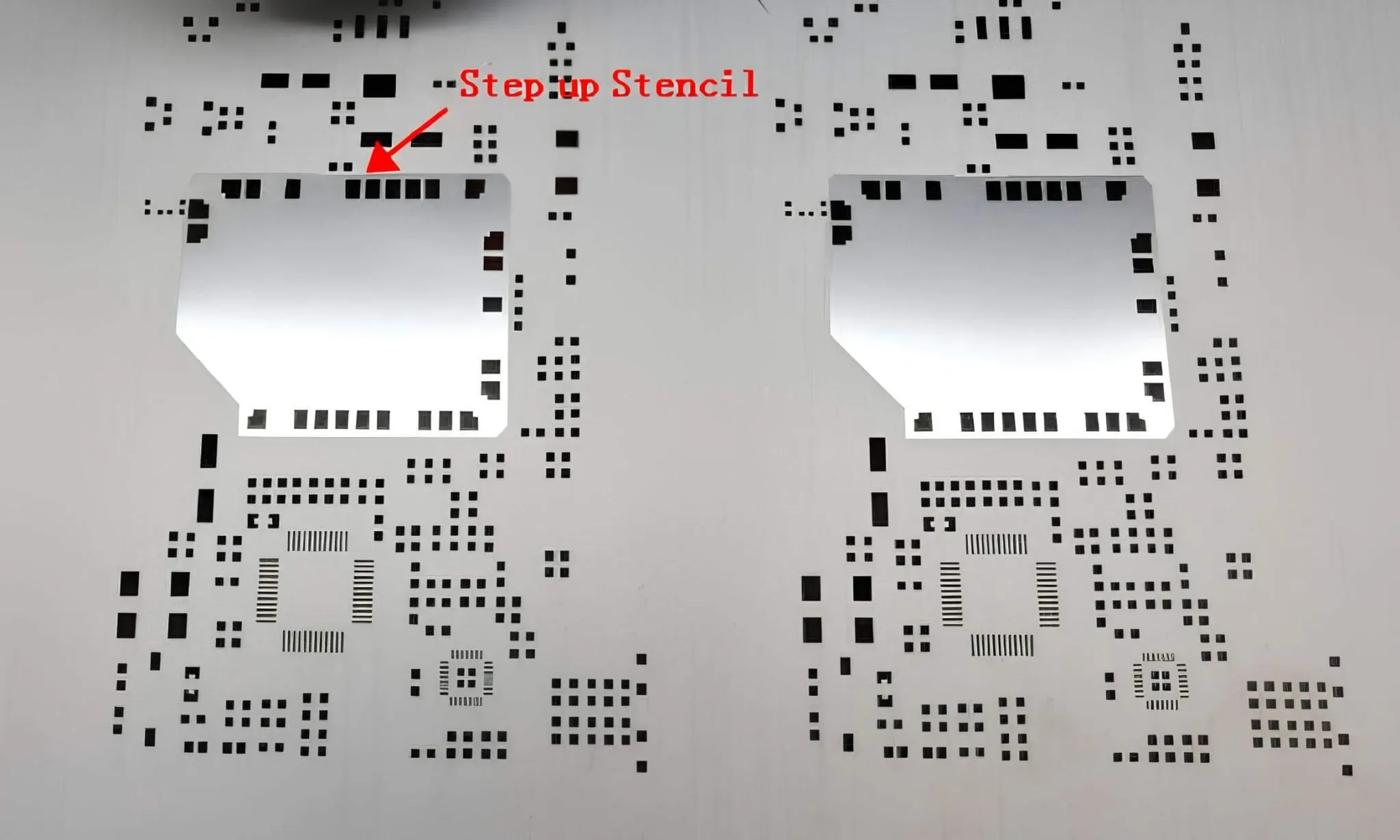 Step Stencil Cross Section