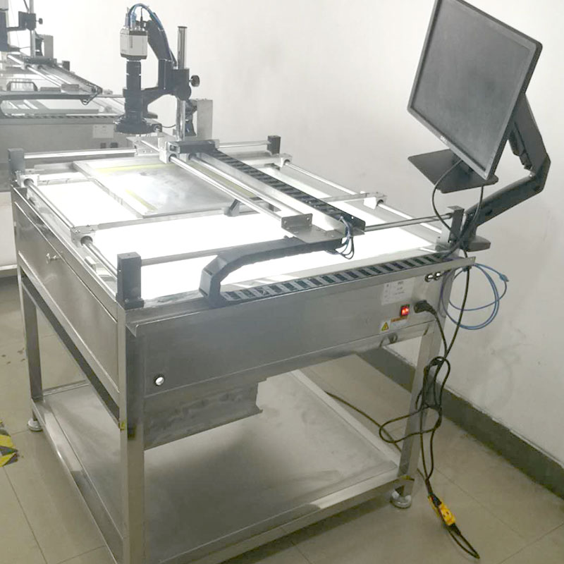 Stencil Flatness Inspection Setup
