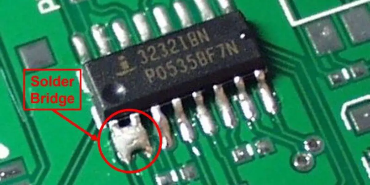 Solder Bridge Formation on Leaded Leads