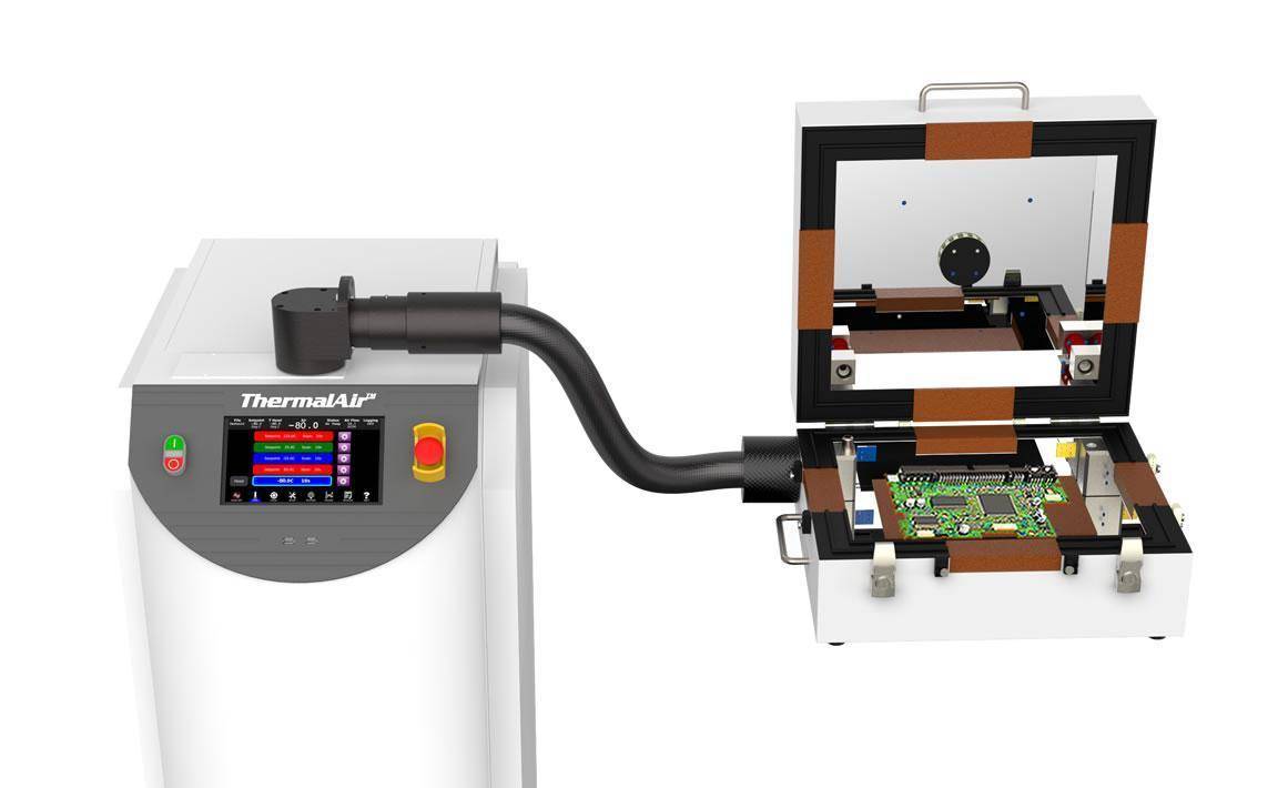 Thermal Chamber Setup for PCB Testing