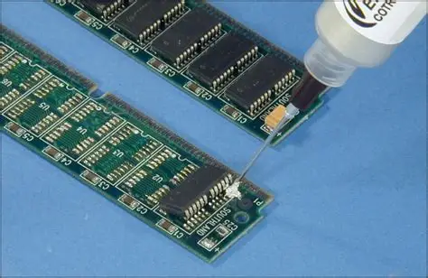 Conductive Epoxy Application on PCB Trace