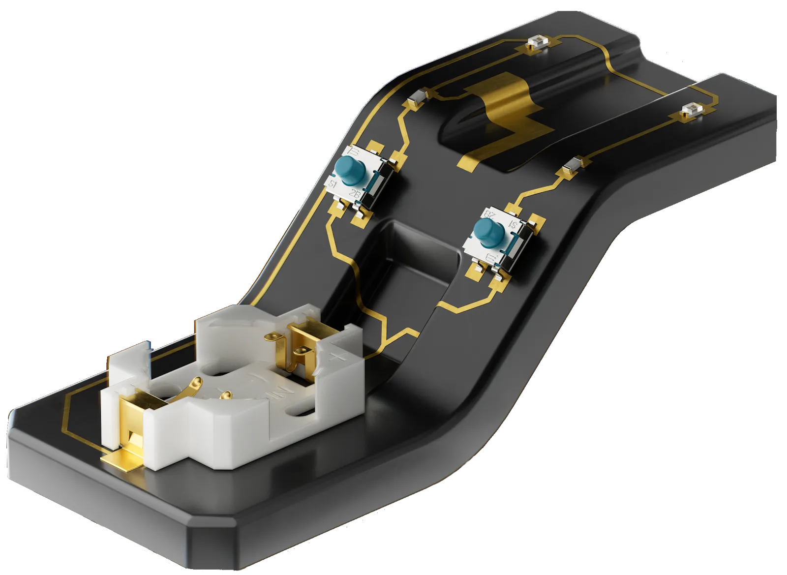 3D PCB Cross-Section Diagram