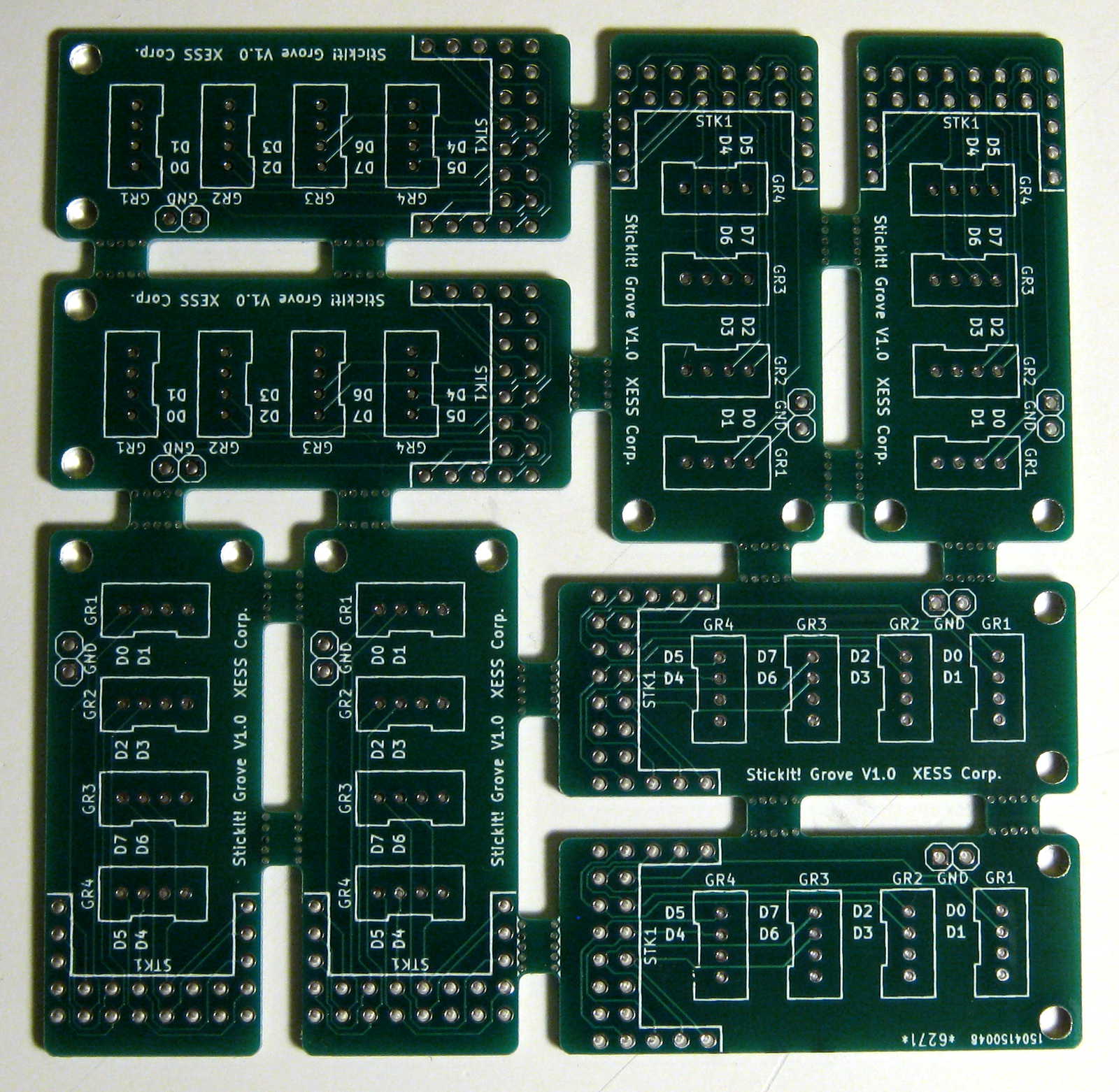 PCB Mouse Bites panel