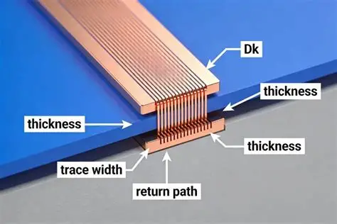 Mechanisms Linking Copper Thickness to Transmission Line Impedance