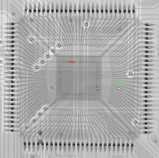 X-ray Image of Smart Grid PCB Solder Joints