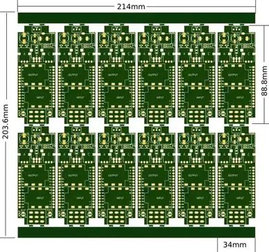 PCB Panelization Layout Example
