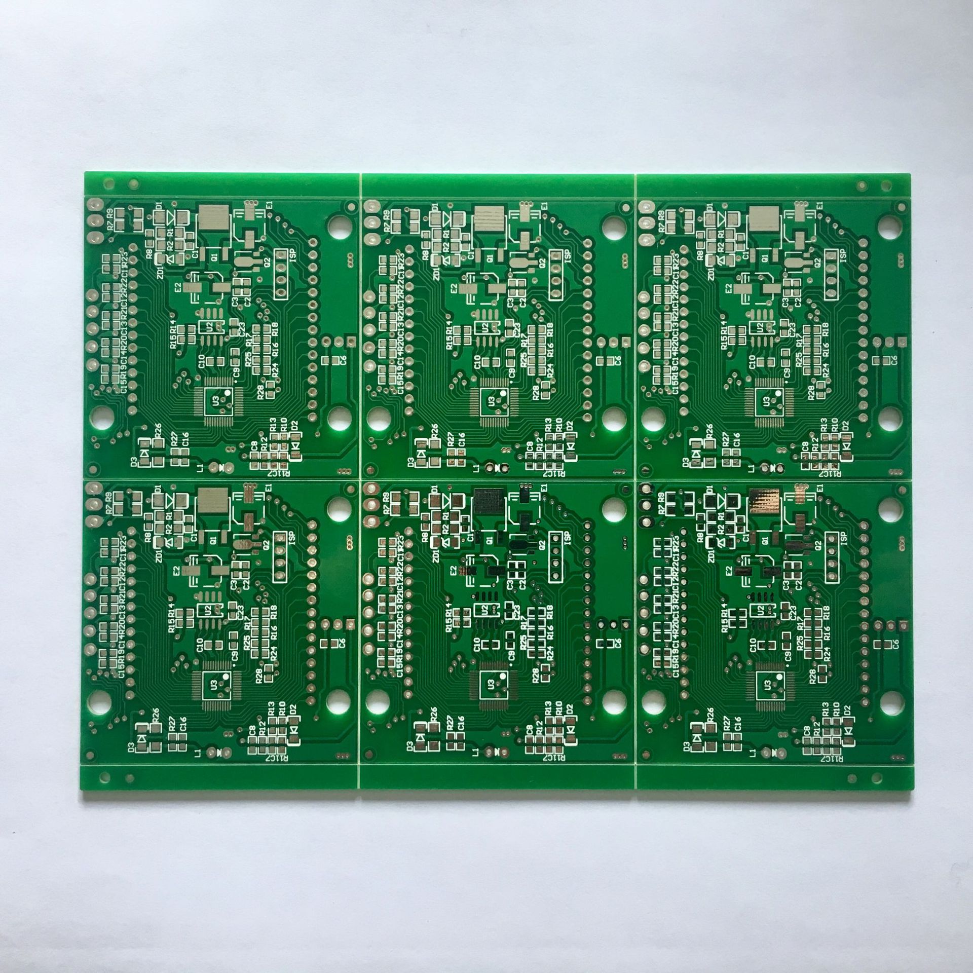 PCB Panel with Mixed Gloss Levels