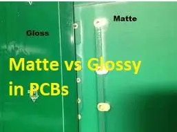 Matte vs Glossy Solder Mask Surface Comparison