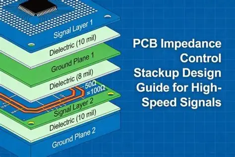 PCB Stackup Cross-Section for Impedance Control'