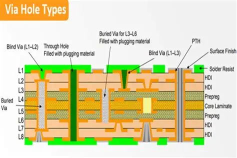 Via Cross Section Diagram