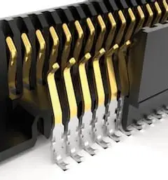 Connector Contact Plating and Retention Features